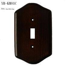 Wooden switch plate